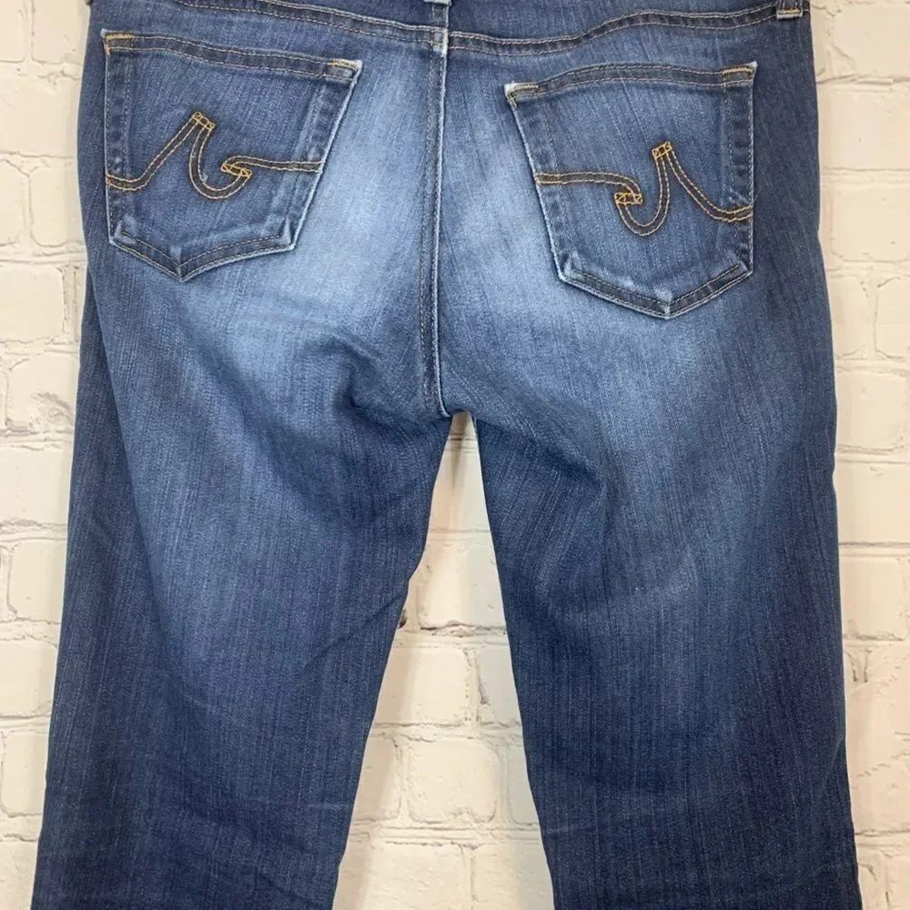 AG Adriano Goldschmied Dark Wash Straight Leg Size 28R